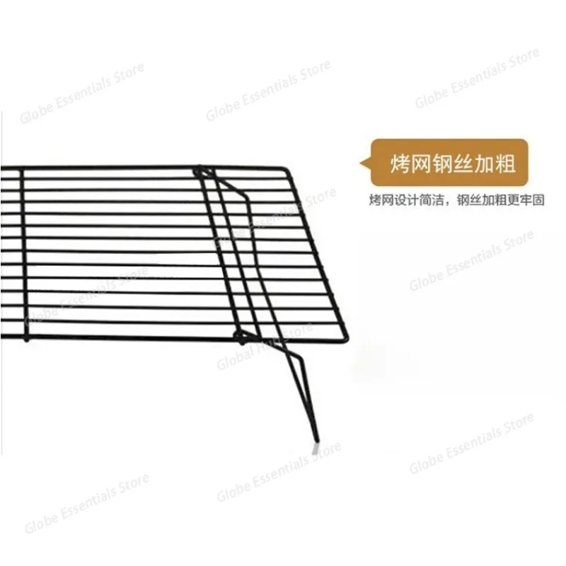 Stainless Steel 3 Layer Foldable Non Stick Wire Grid Baking Tray Cake Cooling Rack Oven Pizza Bread Holder BBQ Shelf Kitchen