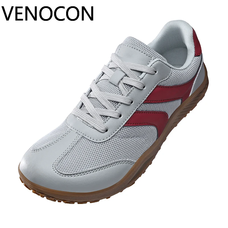 VENOCON Barefoot Extra Wide Fit Toe Box Nose Retro Minimalist Fabric Breathable Upper Zero Drop Shoes Sneakers For Men Man Woman