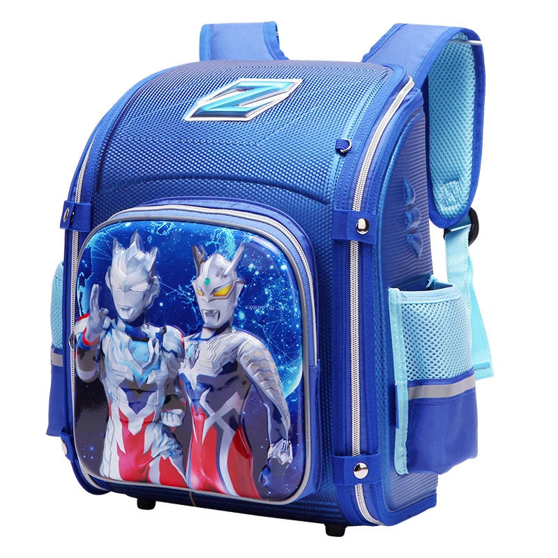 2024New Primary Schoolbag  Children School Bags Kids Backpack In  For Teenager Boys Waterproof Backpacks Ultraman School Bags