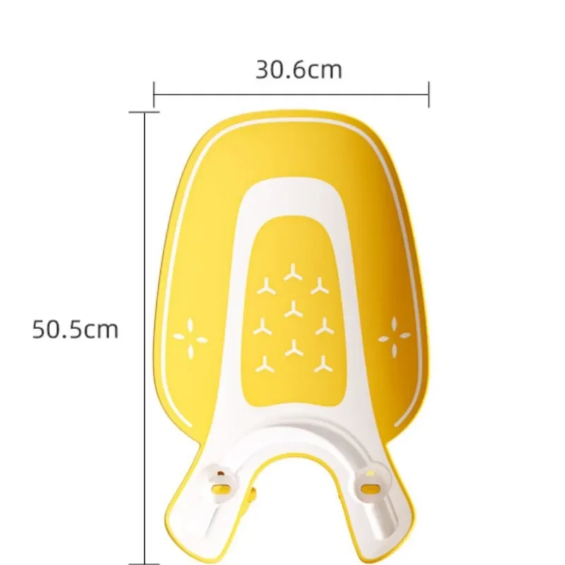 Spine Protection Design Baby Butt Wash Bath Tub, Plastic Baby Shower Newborn Essentials, Can Sit and Lie Baby Bathtub Rack