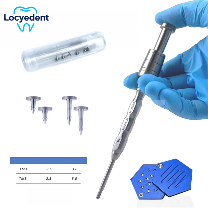 

Dental GBR Bone TAC Pins Gun Tacks Membrane Auto Guide Curved Tacker/Box