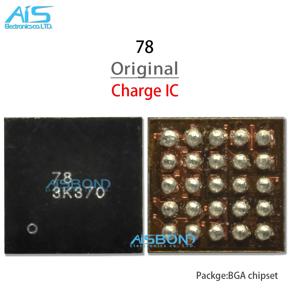 

2Pcs/lot Original Top mark marking 78 Charger ic BGA USB BGA-25 Charging Chip 25PIN