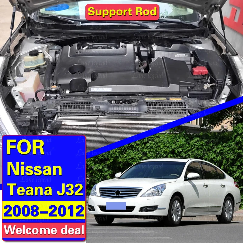 

2pcs Gas Struts for Nissan Teana J32 2008-2012 Sedan Modify Front Hood Bonnet Lift Supports Shock Dampers Rod Absorber