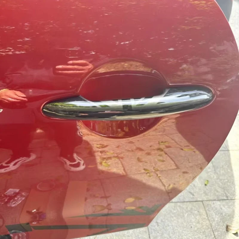 4 قطعة غطاء مقبض الباب لسيارات BMW لميني ل كوبر F54 F55 F60 كونتري مان لمعان أجزاء السيارات الخارجية غطاء مقبض الباب الأسود الكسوة