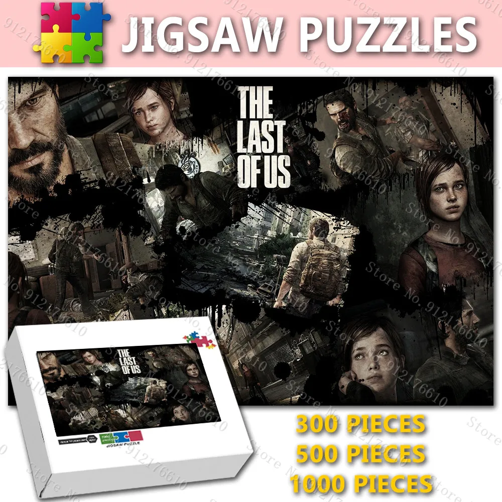 L'ultimo di noi 300/500/1000 Pcs Jigsaw Puzzle per adulti Doomsday Escape Game Video assemblato Puzzle giocattoli educativi regali per bambini