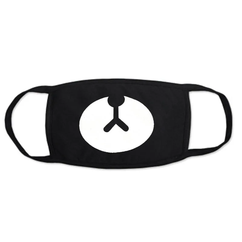 Anti Dust Mask For Kpop Mouth Protective Masks Black Cotton Cartoon Anime Mask Winter Face Halloween Masque Anti Pollution