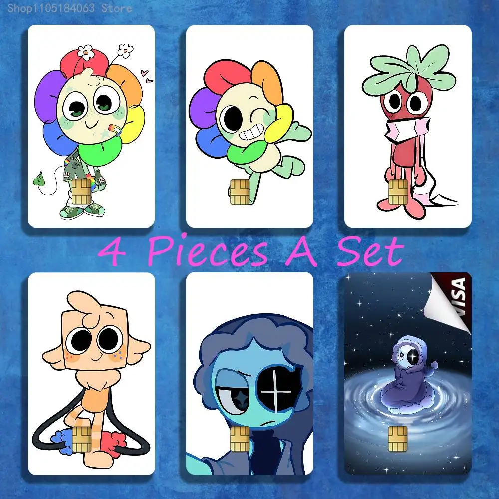 

D-Dandy s W-World Bobette Astro Dandy Stickers Credit Visa Debit Bank Charge Card Bus Metro Waterproof Sticker Decal Decoration