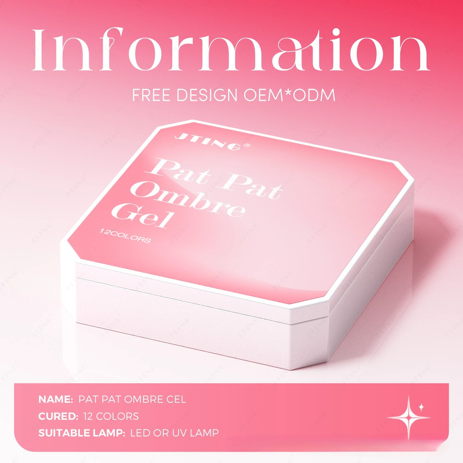 Vernis à ongles Gel ombré 4 en 1, 12 couleurs, dégradé facile, pour bricolage, manucure française, vernis UV solides, Gel d'art