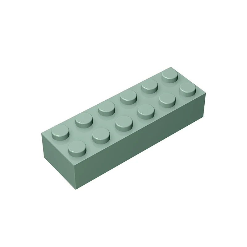 Educational GDS-543 Brick 2 x 6 compatible with lego 44237 2456 pieces of children\'s toys Assemble Building Blocks Technical