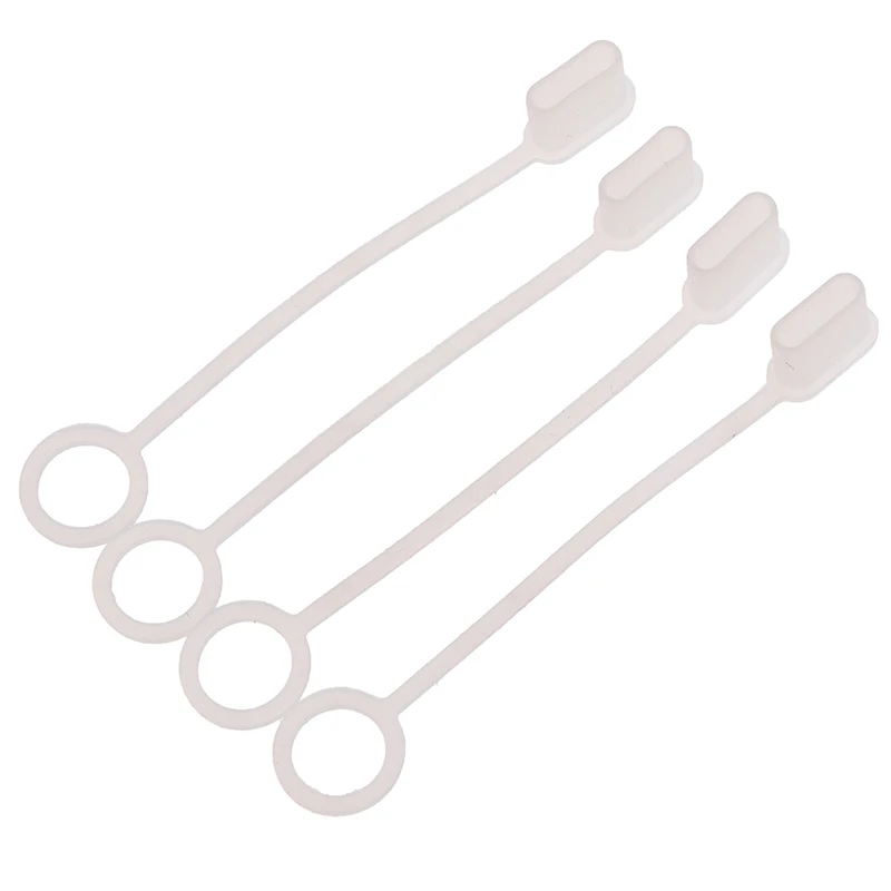 10Pcs Protection Cap USB Type-c Cable Case Dust Plug Charger Cover with Wire