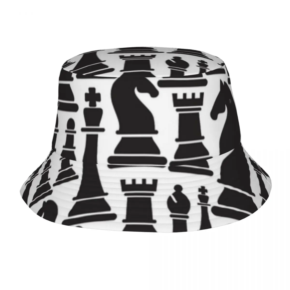 

Fisherman Hat Unisex Bob Cap Chess Pieces Hip Hop Gorros Panama Windproof outdoor Bucket Hat