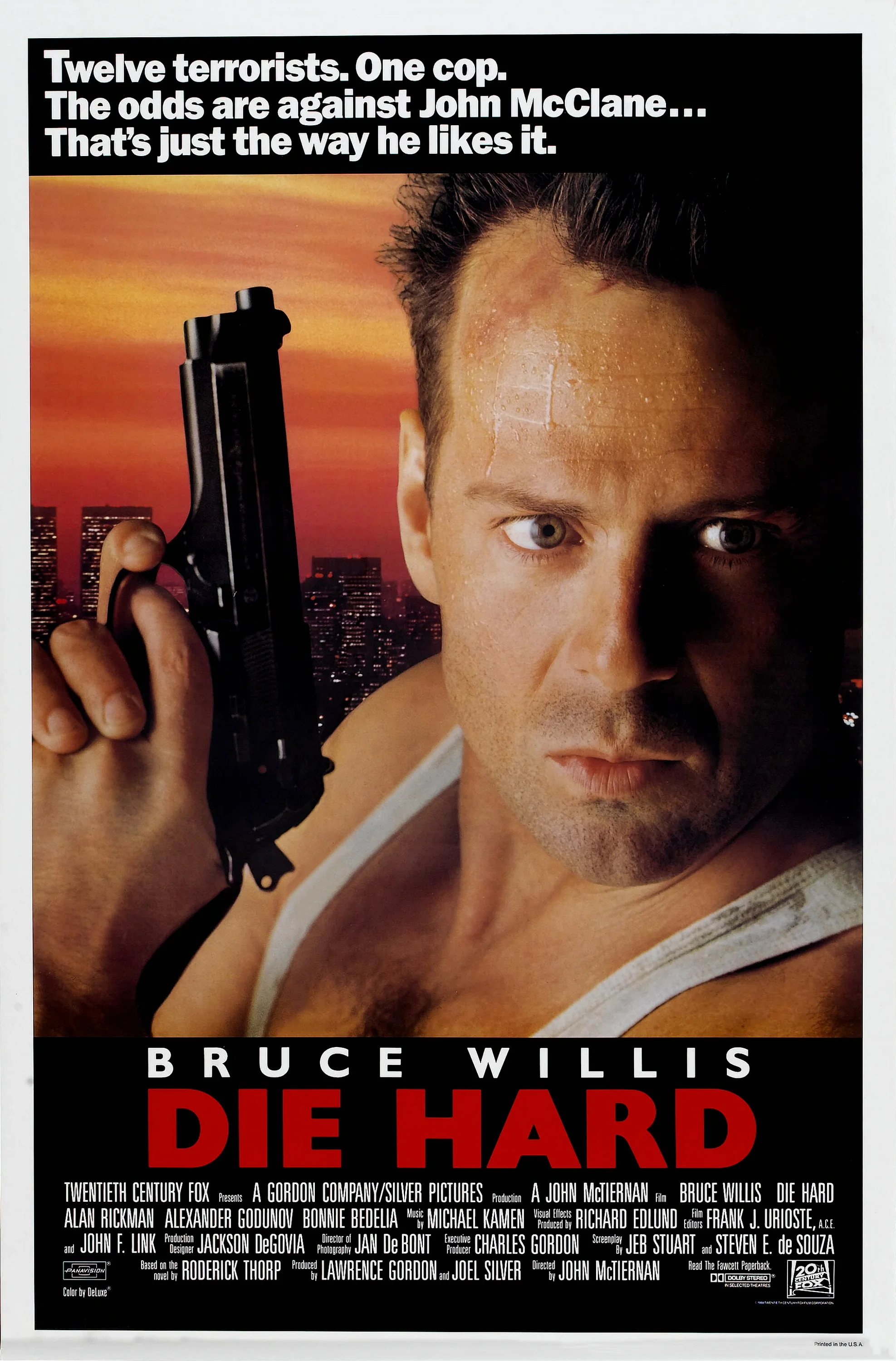 Bruce Willis Movies Die Hard 1 2 3 4 5 Art Canvas Painting and Print Pictures Modern Bedroom Coffee Home Decor