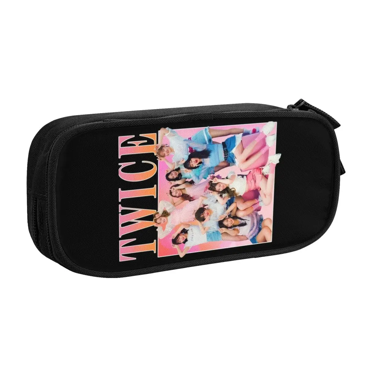 Custom Kawaii Beauty Kpop Twiceed Lovely Pencil Cases for Boy Girl Large Storage Pencil Pouch Stationery
