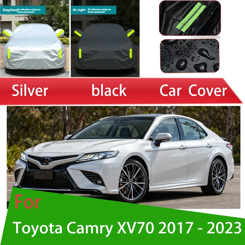 

For Toyota Camry XV70 2017-2023Outdoor Protection Full Car Covers Snow Cover Sunshade Waterproof Dustproof Exterior Car accessor
