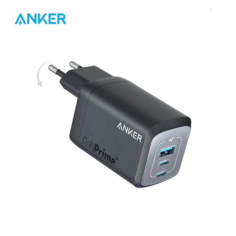 Anker Prime 100W USB C Charger GaN,iphone charger,3-Port Compact Fast PPS Charger Iphone Charger Type C,for iphone 15 pro max