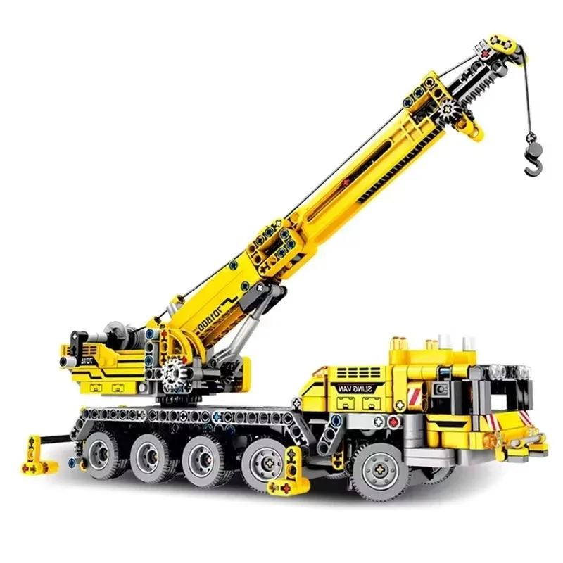 Compatible MOC Sets Technology Series Building Blocks City Mobile Construction Crane Children's Toys Assembling Gift 60409
