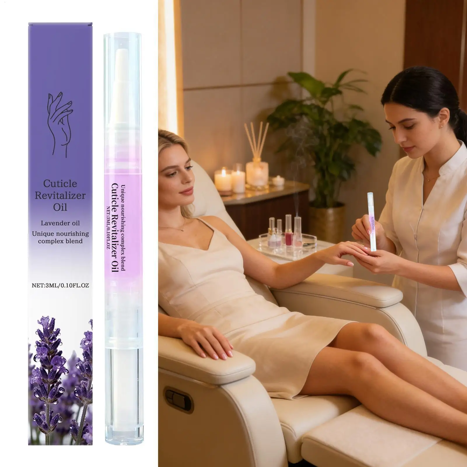 Nagelolie Pen Hydraterende Voedende Versterker Revitaliserende Nagelgroei Pen voor Droge Beschadigde Dunne Vingernagel Handen Voeten