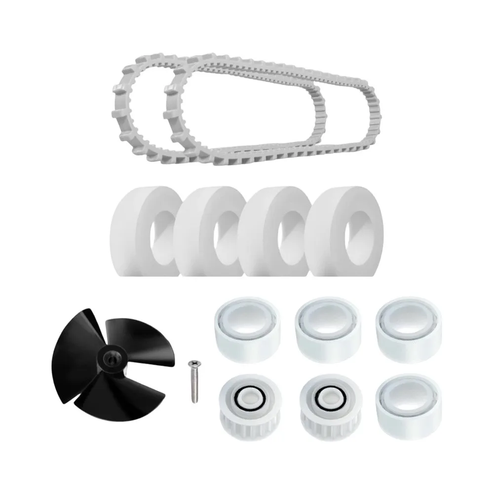 Swimming Pool Robot Impeller Belt and Guide Pulley Kit for Dolphin N for CC Plus O Z5i Aquarius XL S for ps Plus Wave 65