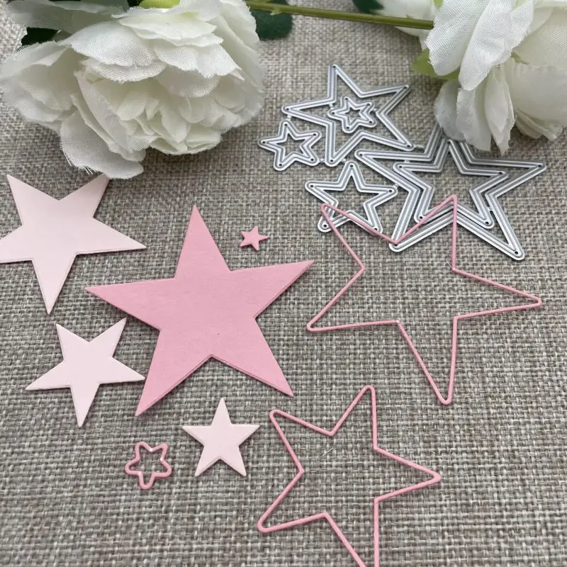 Lots of stars Metal Cutting Dies Stencils For DIY Scrapbooking Decorative Handcraft Die Cutting Template Mold