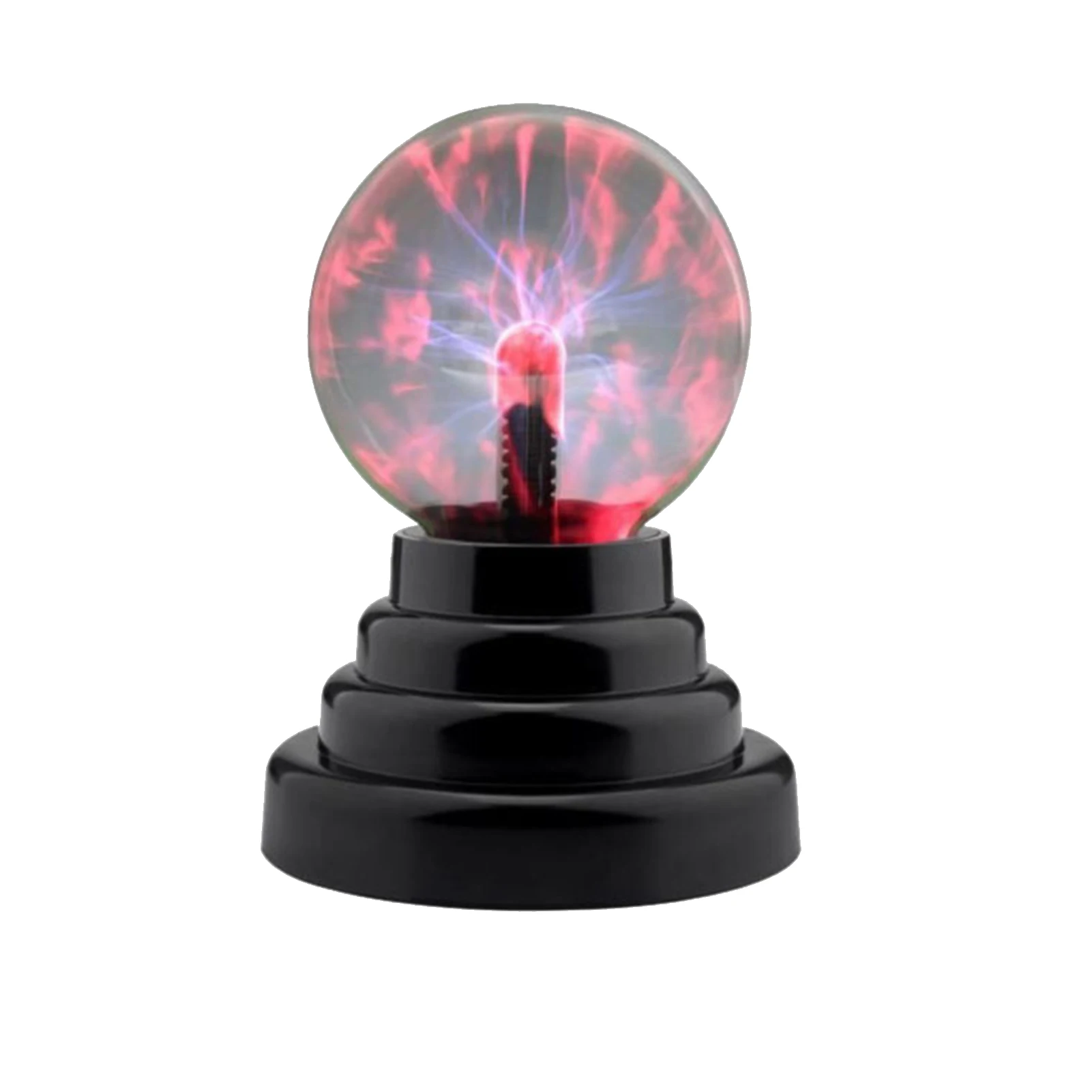 Desktop Sphere Light Glowing Nightlight Table Lamp USB Home Decoration Kids Sound Touch Activated Gift Disco Party Plasma Ball