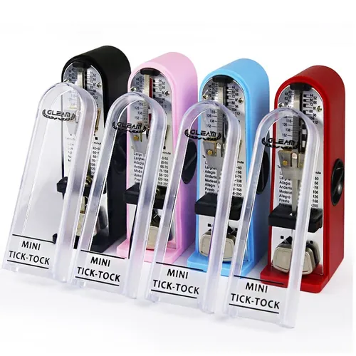 Imagen 2 del producto Metrónomo mecánico de guitarra, metrónomo Retro preciso, péndulo, Tick-tock, sin campana pesada para Piano, guitarra, violín, Accesorios musicales