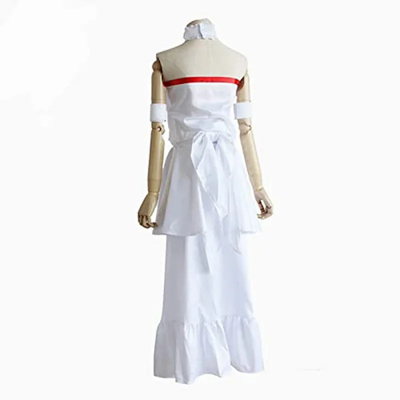 qq681SingXeng أنيمي السيف الفن على الانترنت ساو يووكي Asuna تأثيري ازياء بيروكات صناعية تيتانيا السجن فساتين النساء الفتيات يتوهم الدكتور