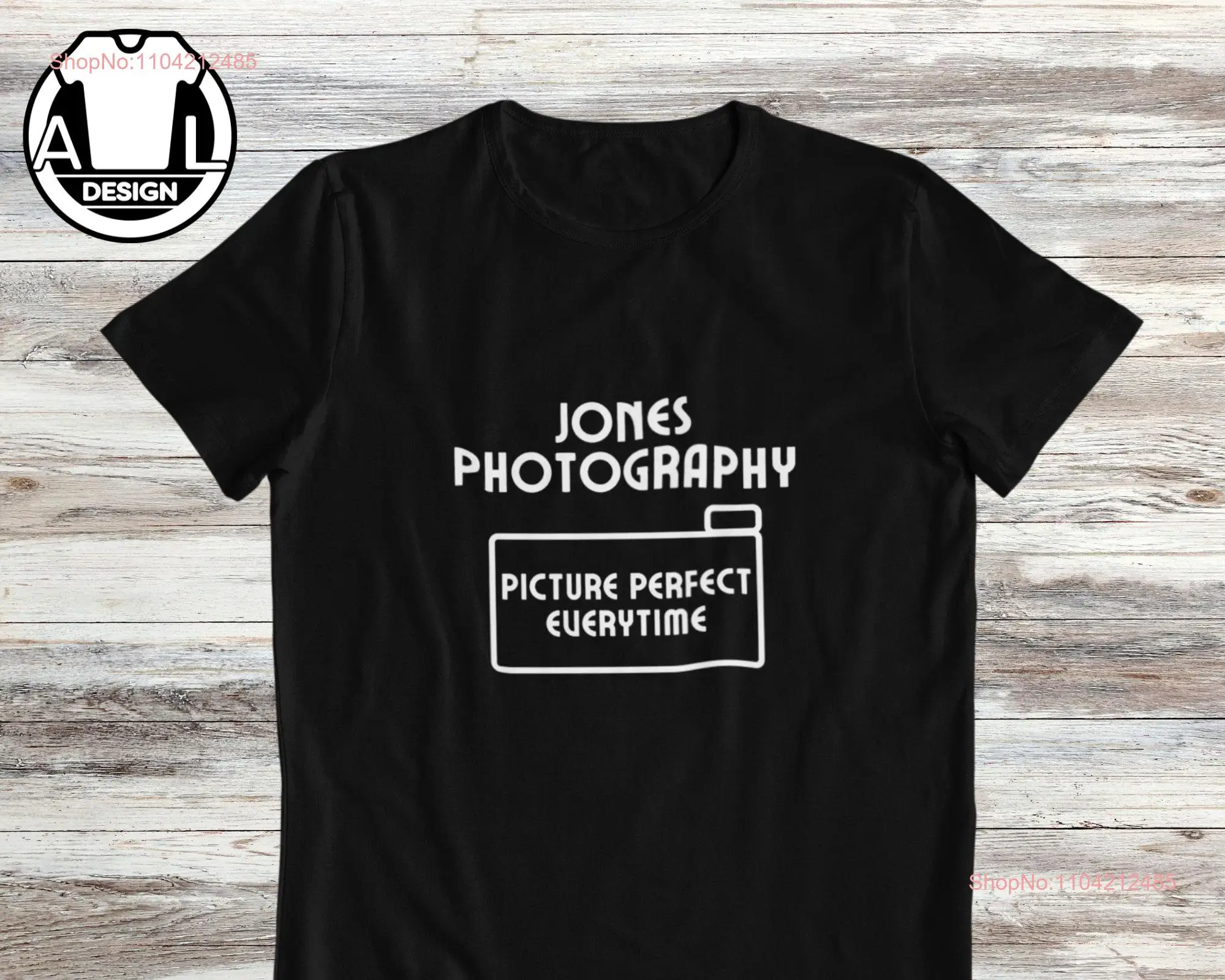 Photography shirt gift for photographer personalised funny T photoshoot teacher long or short sleeves