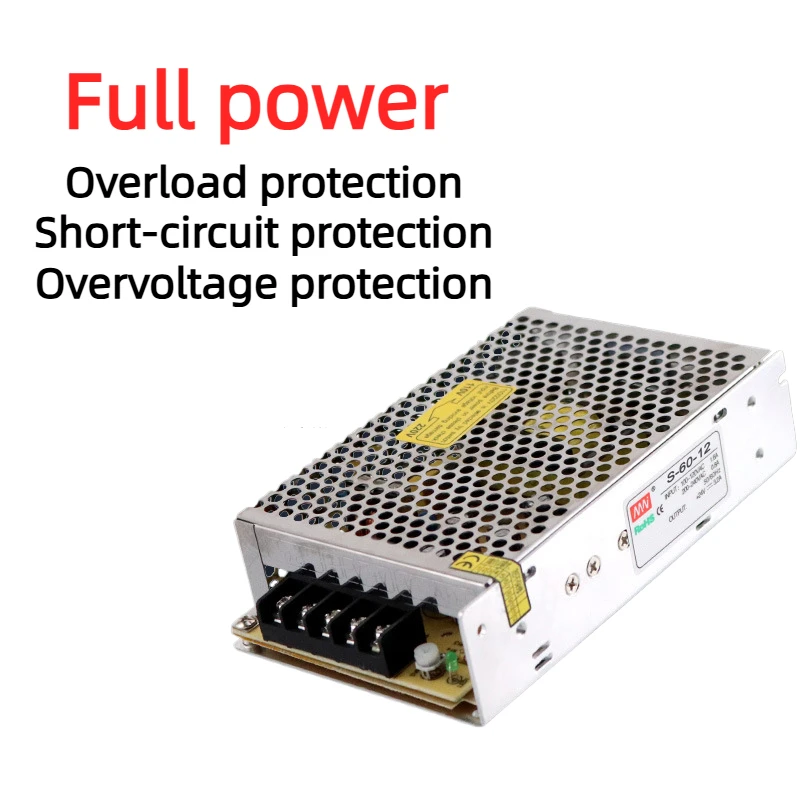 

S Series 380 to 12v Transformer 60W Full Power Charging Station Compatible with Industrial Switch Mode Power Supply