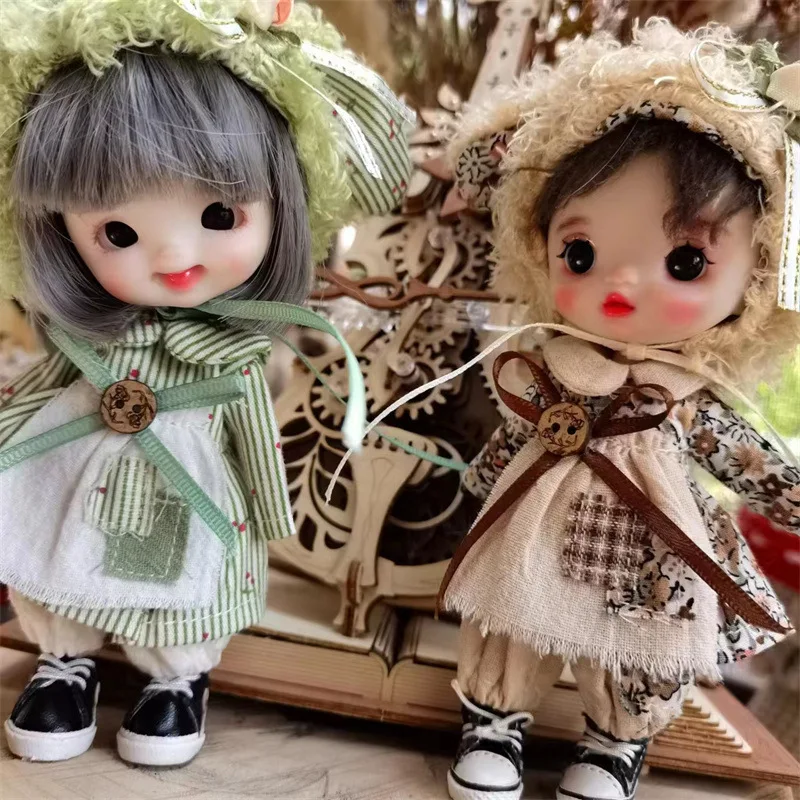 P9 YMY Molly 1/12 BJD 인형 세트, OB11 인형 의류