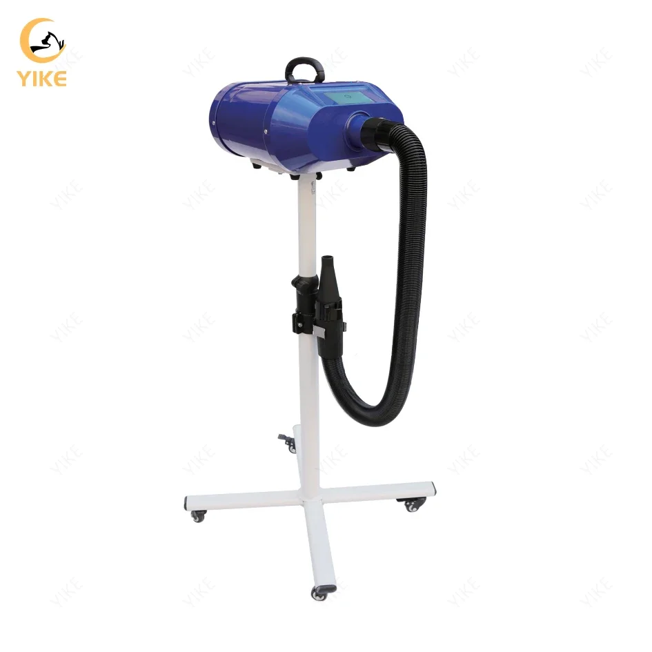 Puppy Groomer Salon Cat Shop Double-motor LCD Adjustable Temperature Wind Speed Mobile Stand Pet Dog Hair Grooming Dryer