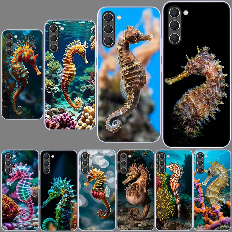 Seahorse Underwater Fantasy Phone Case for Samsung A54 A14 A24 A34 A17 A37 A57 A55 A35 A25 A15 A13 A23 A33 A53 A07 A05S A04S A03