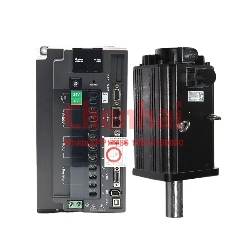 

Delta 7.5kW /400V Servo Motor Kits ECMA-L11875R3+ ASD-A2-7543-M/E/L/U 7.5KW 400V 47.74N.M