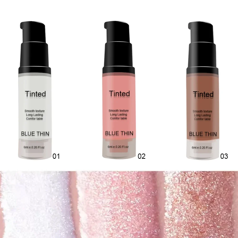 3가지 색상 패션 하이 글로스 하이라이터 파우더 스프레이 글리터 쉬머 스파클 메이크업 (얼굴 및 바디용) - 뷰티 하이라이트 스프레이