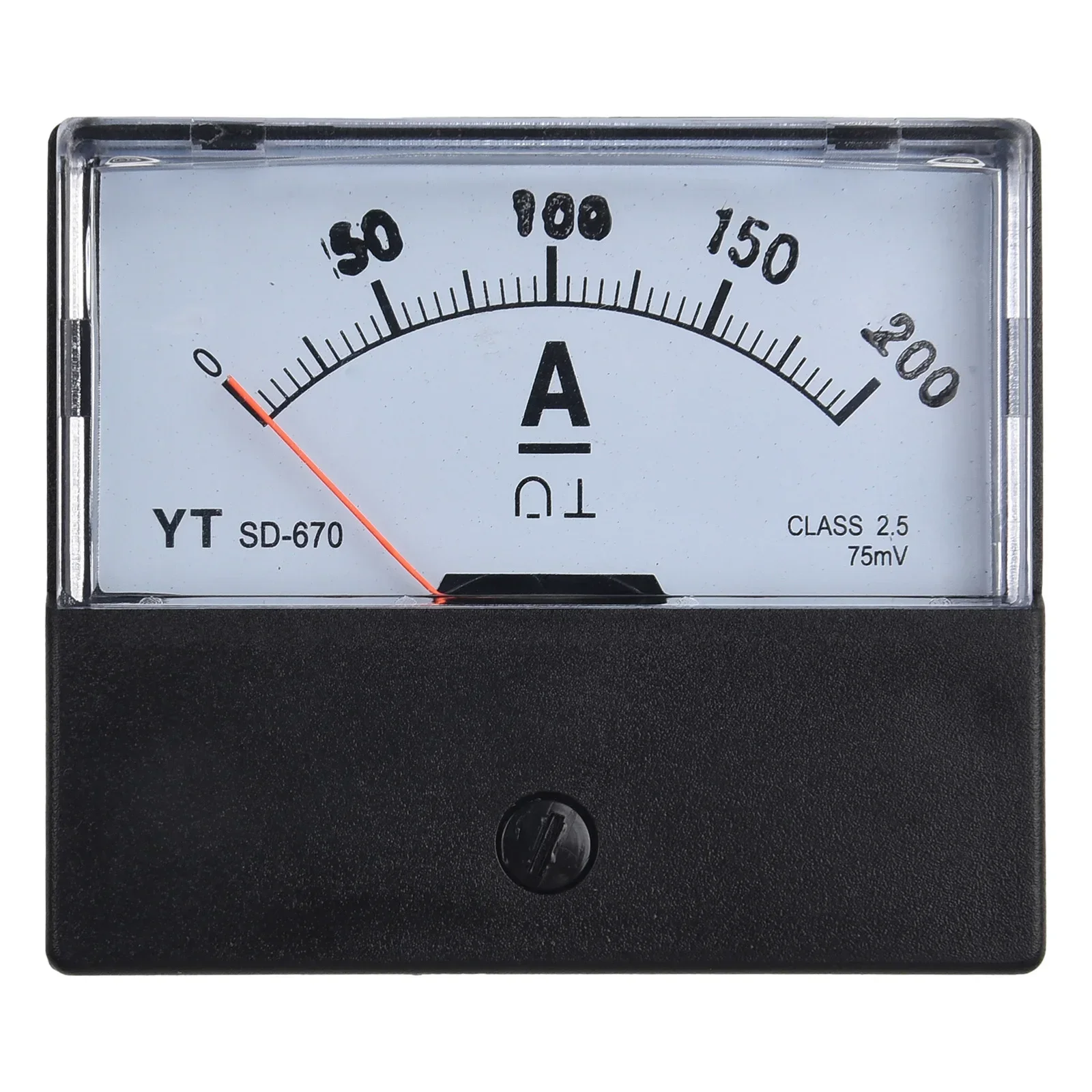 Amp Meter Ammeter Gauge Plastic 2.75 X 2.36 X 0.98 Inch Ampere Analog DC 0-200A/300A/75mV DH-670 Shunt Hot Best