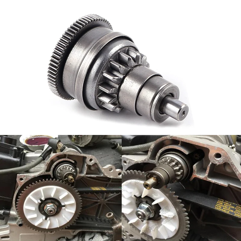 For GY6 50cc 139QMB 139QMA Scooter Moped STARTER GEAR CLUTCH GEAR GY6 50cc Starter Clutch Assembly