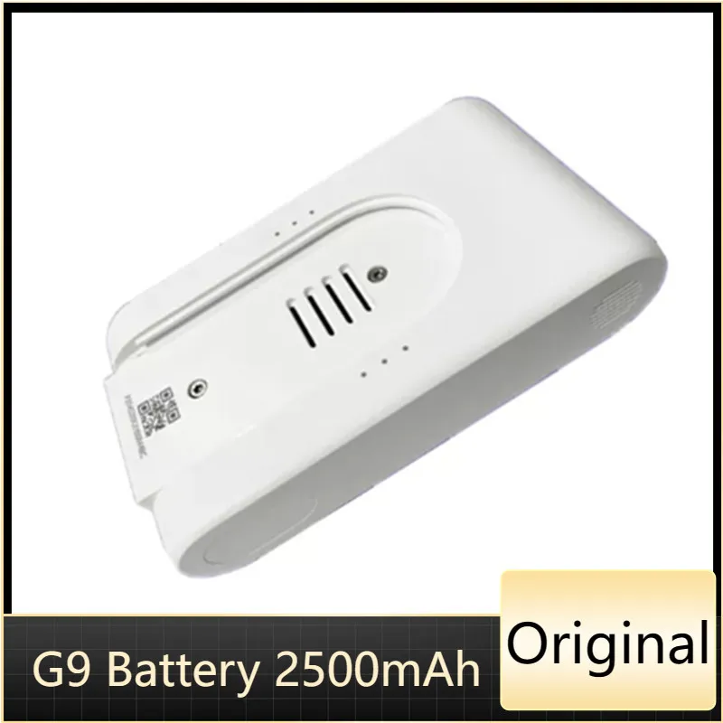 Original G9 Replacement Battery for Xiaomi Mijia G9 Handheld Cordless Vacuum Cleaner Parts External Battery Charging 2500mAh