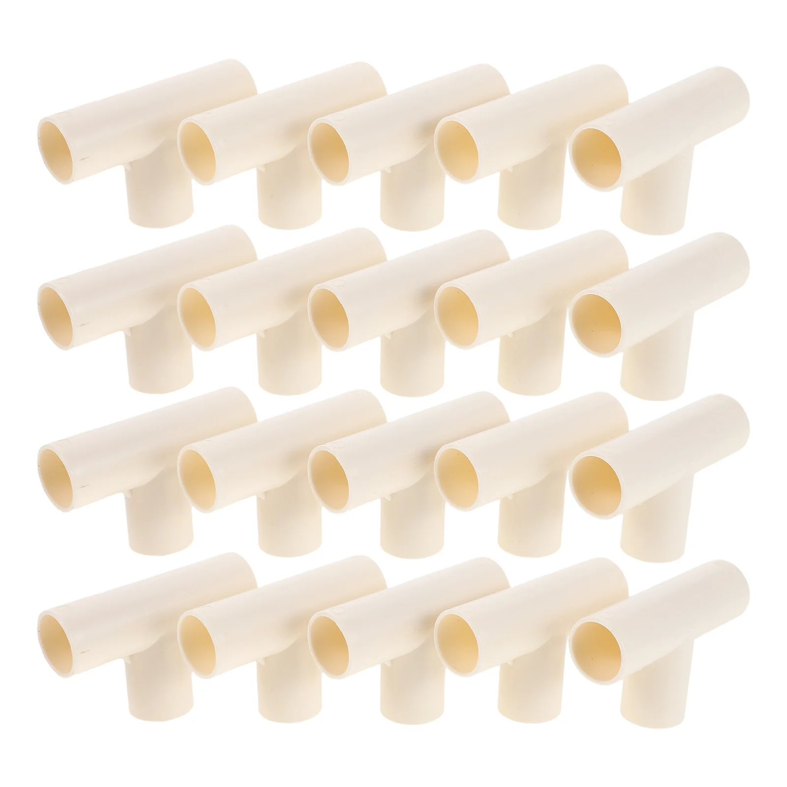 Conectores en forma de T para parque infantil, diseño seguro, materiales estables, fácil montaje, compatibilidad Universal, conector de junta en T, 20 piezas