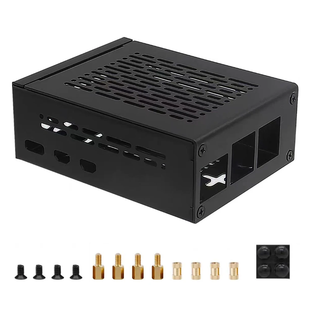Superior For Raspberry Pi 5 Case (P579-V3) Support Pcie M.2 Nvme SSD Shield Top X1001 / X1003 / X1000 / X1015 & Active Cooler