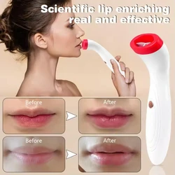 Silicone Vibrating Lip Care Enhancement Sexy Bigger Electronic Lips Pump Machine Plumper Device Electric Lip Plumper