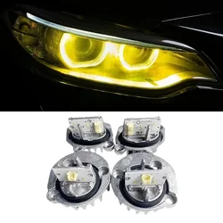 Angel Eyes For 2014-2021 BMW 2 Series  F22 F87 F23 220i 228i M240i Xenon M2 LCI LED Headlight Yellow DRL Daylight
