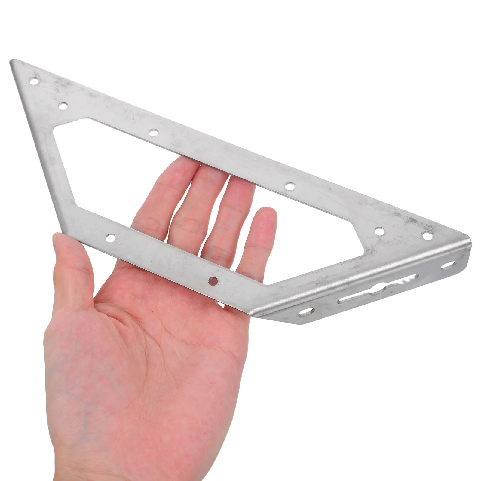 

Stainless Steel Corner Braces Right Angle Triangular Support Brackets for Cabinets Shelves Furniture Corner Connectors Shelf