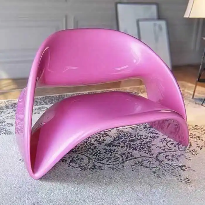 

Nordic Creative Strange Shape Chair Designer Model Single Sofa Leisure Chair Living Room Lazy Bone Chair