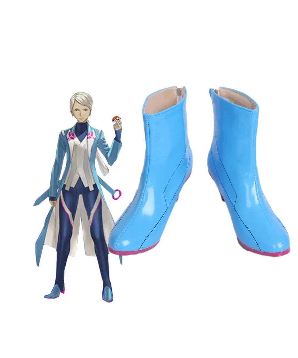 

Go Blanche Team Mystic Team Leader Cosplay Boots Shoes Custom Made