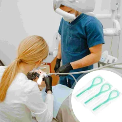 105 pçs fio dental rosqueamento para saúde oral dentes threaders chumbo gengivas saudáveis pontes cinta limpeza de náilon