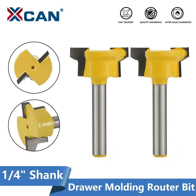 XCAN Drawer Molding Router Bit 1/4