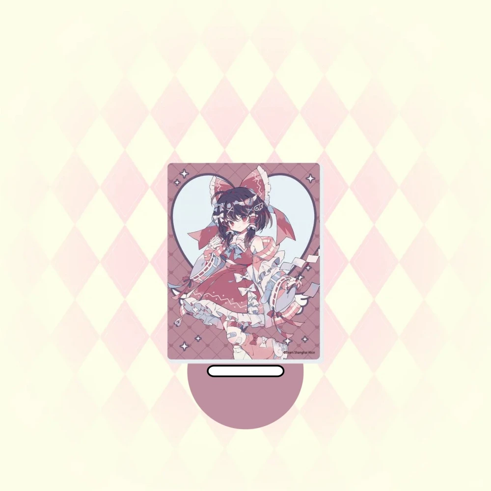 10CM Anime Touhou Project Acrylic Keychain Stand Model Ornament Accessories Goods Christmas Gifts