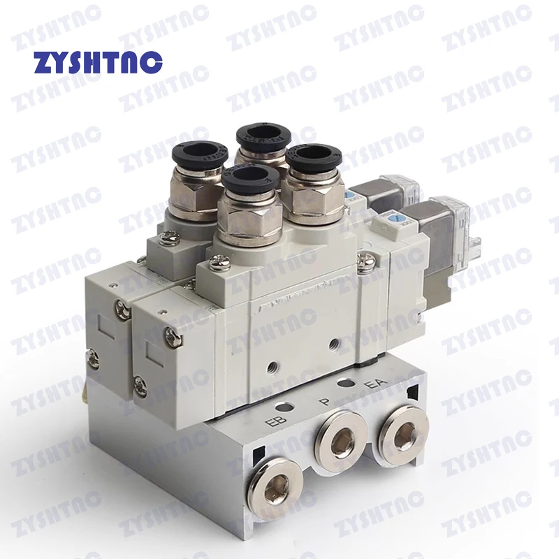 Imagem -04 - Solenóide Control Valve Combinação Smc tipo Sy5120 Único Cilindro Totalmente Controlado Sy51205lzd01 Sy51206lzd-01