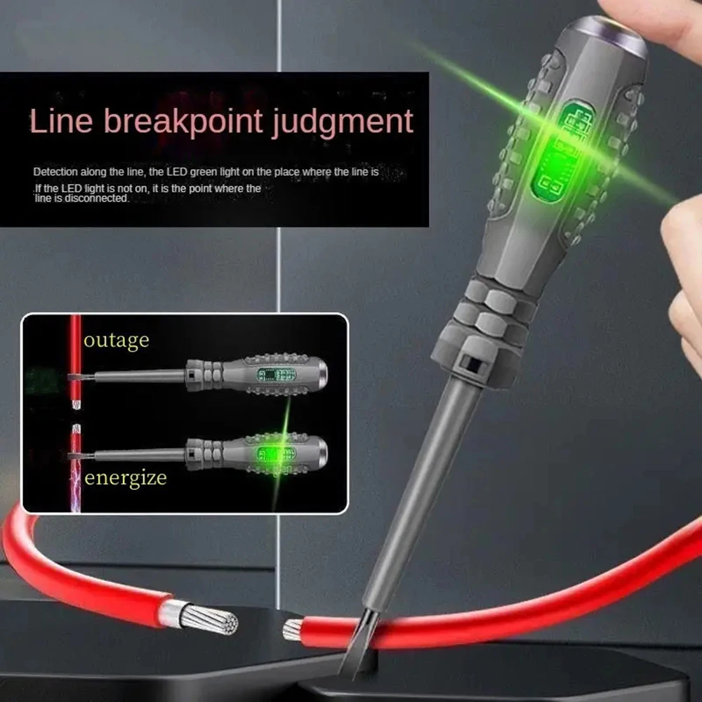 Elektrische Testerpen Met Sterke Magnetische Schroevendraaier Multifunctionele Zware Testpen Elektricien