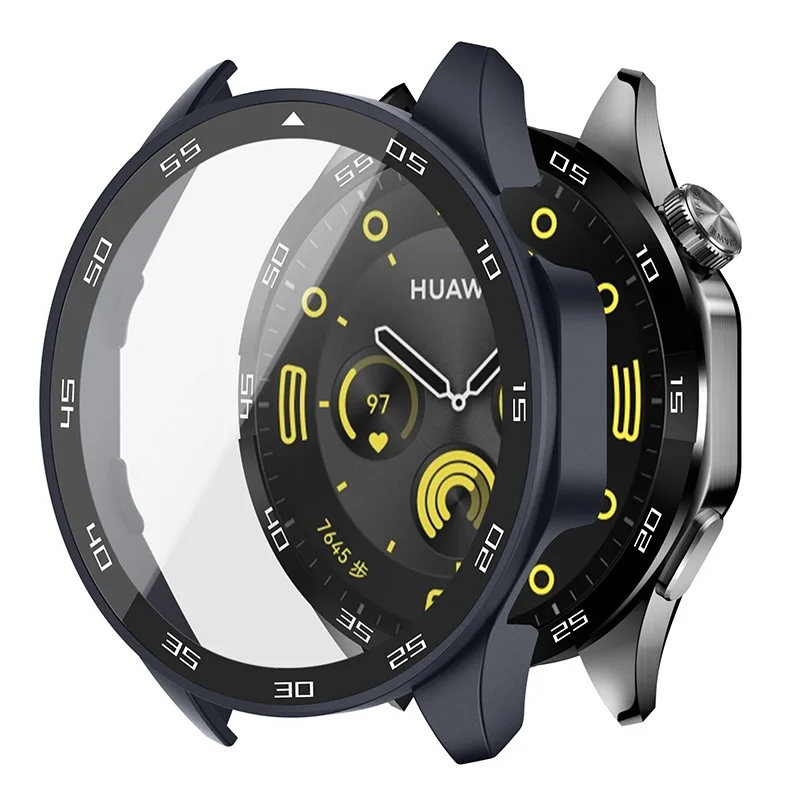 Vetro temperato + custodia per Huawei Watch GT4 46mm copertura completa della protezione dello schermo del paraurti per Huawei Watch GT 4 41mm accessori
