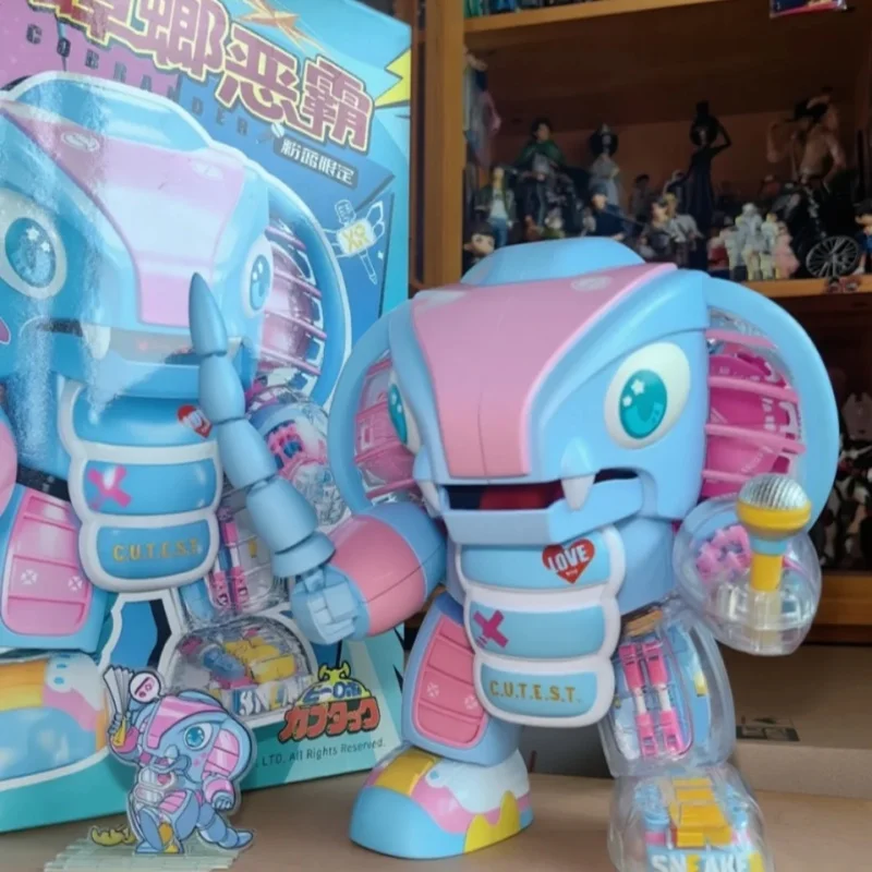 Toptoy B-Robo Kabutack Limited Edition Ganiran Cockroach Tyrant Shark Pepper Color Building Blocks Robot Articulated Model Gift
